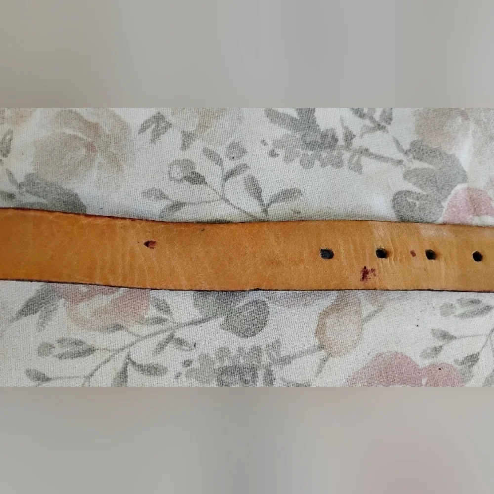 MARTIN DINGMAN ALLIGATOR GRAIN ITALIAN CALFSKIN BELT